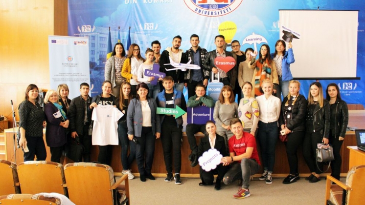 Информационный центр ERASMUS + в Молдове, провел в КГУ 10.10.2019г. информационный день ERASMUS + &quot;ERASMUS + Q &amp; A&quot;