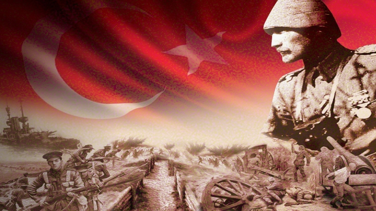 18 of March is Memorial Day of the Battle of Çanakkale Heroes and Sea Victory