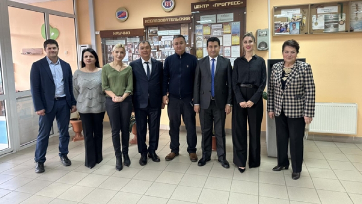 Визит узбекской делегации в Комратский государственный университет