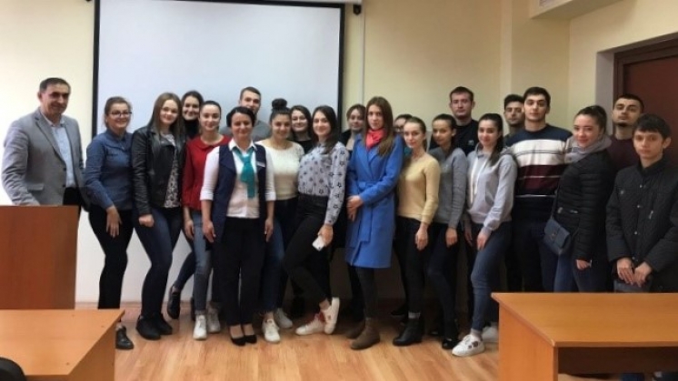 The Director of the «FinComBank» for students of the faculty of Economics held an open lecture