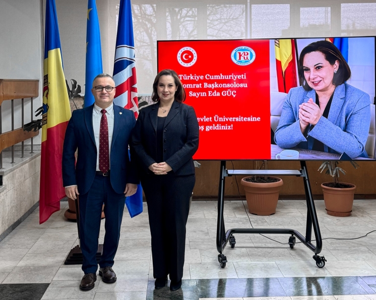 Visit of the Consul General of the Republic of T&uuml;rkiye in Comrat, Ms. Eda G&uuml;&ccedil;, to Comrat State University