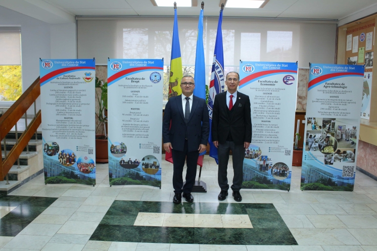 Visit of the Rector of Suleyman Demirel University to Comrat State University