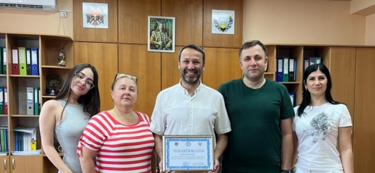 The Professor from the Department of Turkology completed an academic mission at Comrat State University
