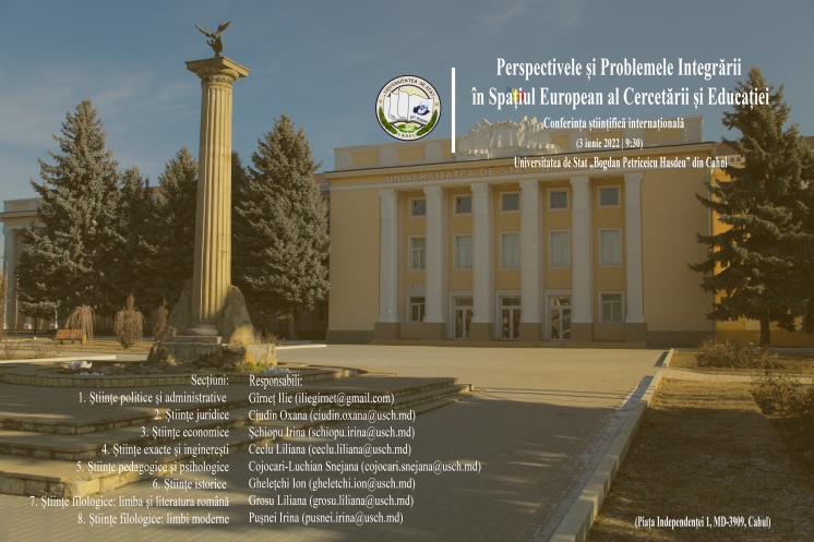 International Scientific Conference on “Prospects and problems of research and education integration into the European area”