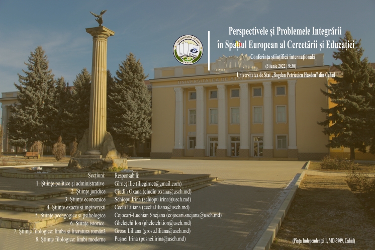 International Scientific Conference on &ldquo;Prospects and problems of research and education integration into the European area&rdquo;
