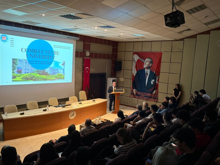 Komrat Devlet Üniversitesi Rektörü, Erasmus+ programı kapsamında Akdeniz Üniversitesini (Türkiye) ziyaret etti