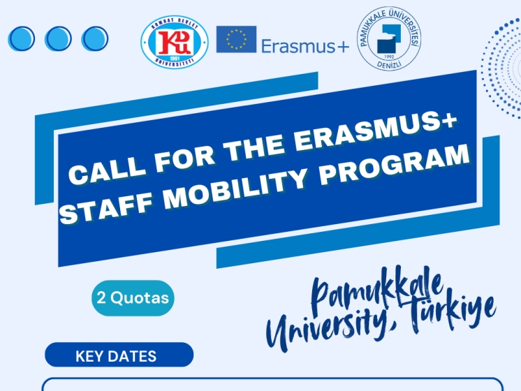 Call for Applications for the Erasmus+ Staff Mobility for Teaching Program at Pamukkale University, Republic of T&uuml;rkiye