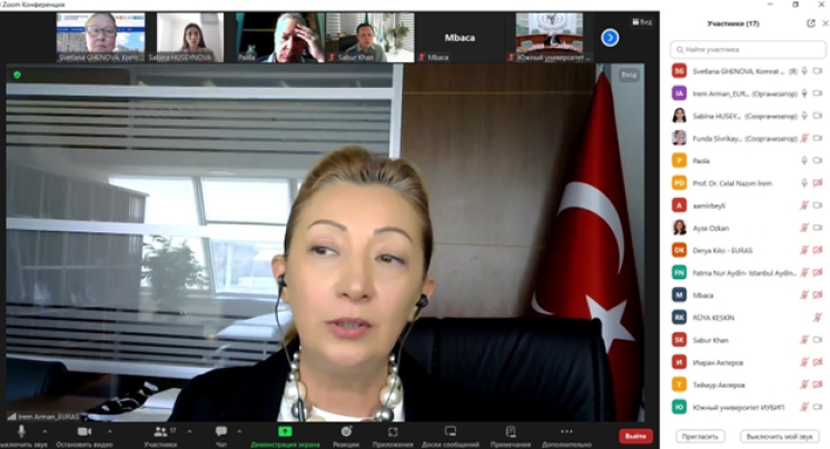 Komrat Devlet &Uuml;niversitesi EURAS Y&ouml;netim Kurulu toplantısına katıldı