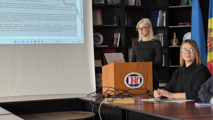 The thematic round table titled "My Profession &mdash; Accountant" was held at Comrat State University