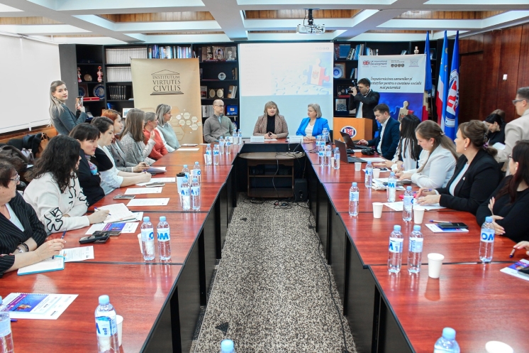 A Round Table on Access to Information and Trust in Gagauzia and Taraclia Held at Comrat State University