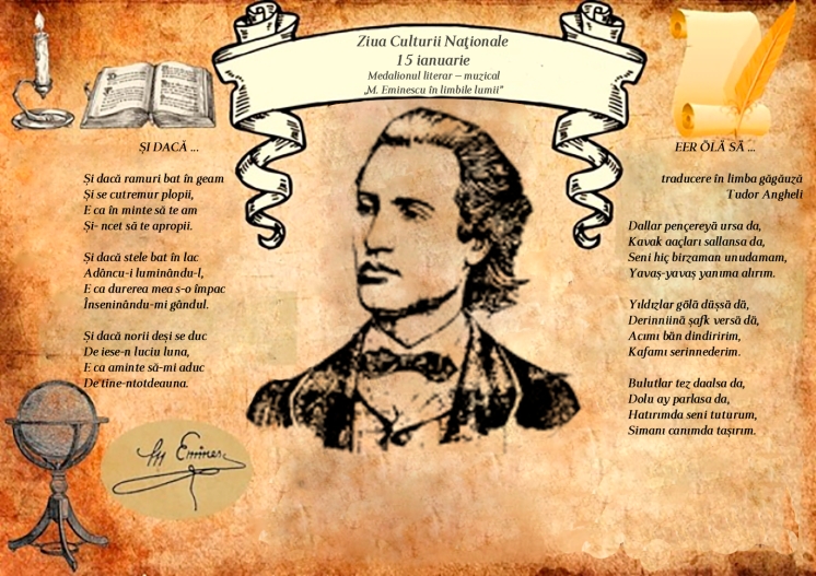 Medalion literar-muzical „M. Eminescu în limbile lumii”