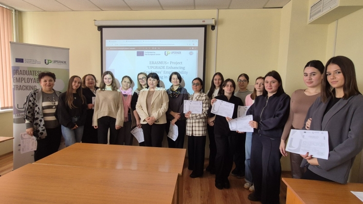 SEMINARUL INFORMATIV III &Icirc;N CADRUL PROIECTULUI &bdquo;UPGRADE &ndash; ENHANCING GRADUATES&rsquo; EMPLOYABILITY TRACKING IN MOLDOVA&rdquo; A AVUT LOC LA UNIVERSITATEA DE STAT DIN COMRAT