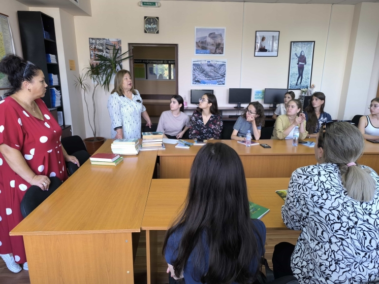 Komrat Devlet Kütüphanesi, Ulusal Kültür Fakültesi birinci sınıf öğrencilerine kapılarını açtı