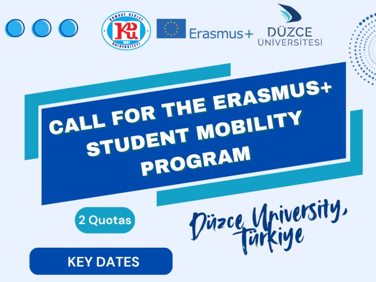 Call for Applications &ndash; Erasmus+ KA171 Mobility Opportunity (Project Number: 2025-1-TR01-KA171-HED-000344772)