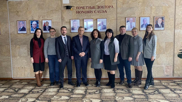 Комратский Государственный Университет, экономический факультет, кафедра экономики приняли делегацию преподавателей по программе мобильности (Erasmus)