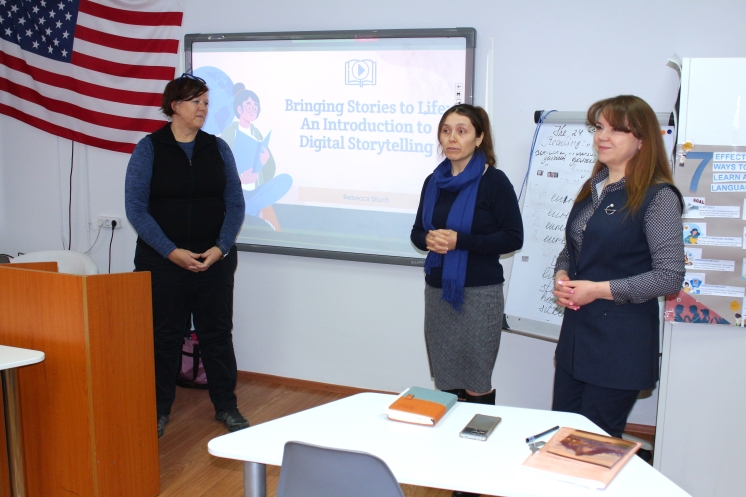Introducere &icirc;n povestirea digitală: seminarul Rebeccăi Stach la Universitatea de Stat din Comrat