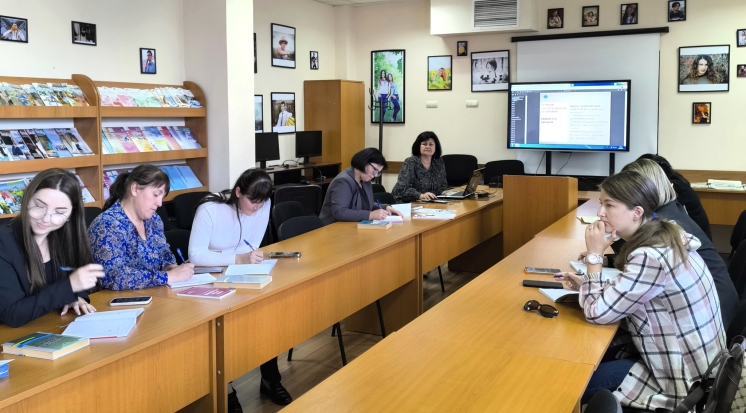 Практическое занятие для магистрантов в научной библиотеке Комратского Государственного Университета