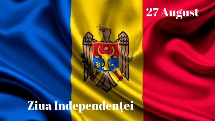CONGRATULATIONS FROM THE RECTOR OF COMRAT STATE UNIVERSITY ON THE INDEPENDENCE DAY OF THE REPUBLIC OF MOLDOVA