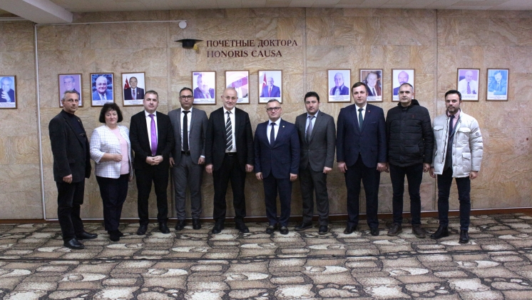 Vizita oaspeților de la Universitatea Ondokuz Mayıs din Samsun, Turcia la Universitatea de Stat din Comrat