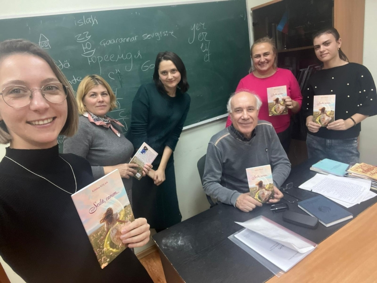 At the Department of Gagauz Philology and History, a creative seminar was held with the Gagauz writer Kristina Kochan.