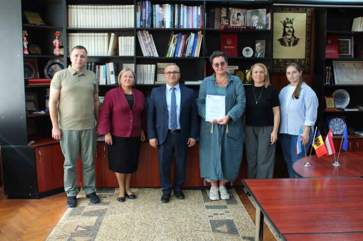 Letonya&rsquo;dan Erasmus+ Staff Mobility for Teaching Katılımcısı ile Final Toplantısı Ger&ccedil;ekleşti