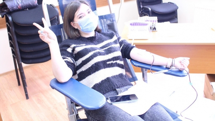 5 ноября в стенах КГУ прошел день донорства крови