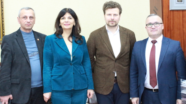 Meeting of the Minister of Education and Research of the Republic of Moldova with the Staff of Comrat State University
