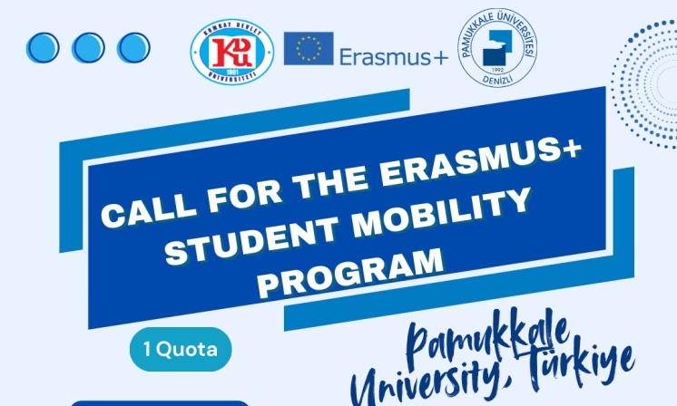 T&uuml;rkiye Pamukkale Universiteti Erasmus+ &Uuml;&uuml;renici Diişimi (Student Mobility for Studies) Başuru &Ccedil;aarısı