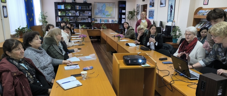 La Biblioteca Științifică a Universității de Stat din Comrat a avut loc un seminar pentru specialiștii &icirc;n biblioteconomie din UTA Găgăuzia
