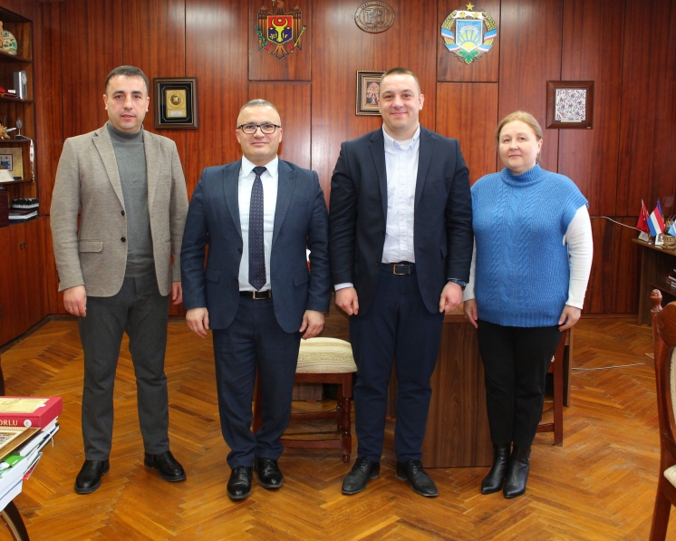 Vizita reprezentanților Ambasadei Bulgariei &icirc;n Republica Moldova și a Asociației pentru Dezvoltarea Comunității Bulgare din Moldova la Universitatea de Stat din Comrat
