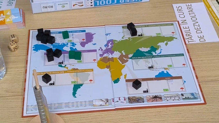 Joc educațional despre climă &quot;KEEP COOL&quot; desfășurat la Universitatea de Stat din Comrat