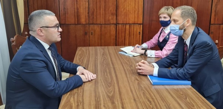 VISIT OF THE AMBASSADOR OF THE EUROPEAN UNION TO COMRAT STATE UNIVERSITY