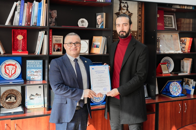 Erasmus+ Programı Kapsamında Pamukkale &Uuml;niversitesi Doktora &Ouml;ğrencisinin Komrat Devlet &Uuml;niversitesi&rsquo;ndeki Hareketliliği Tamamlandı