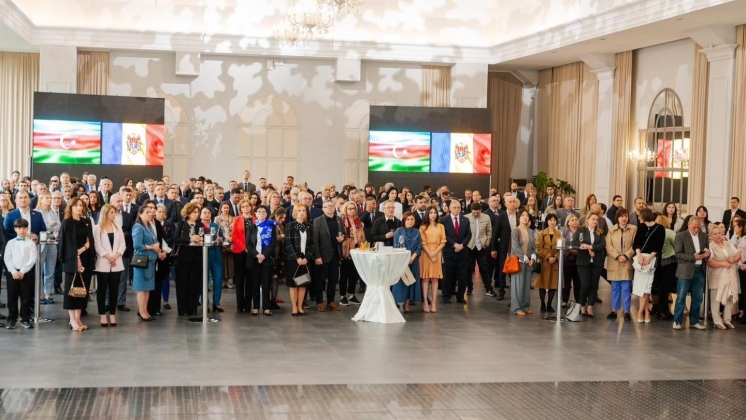 Comrat State University Participated in the Solemn Ceremony Celebrating the Independence Day of the Republic of Azerbaijan