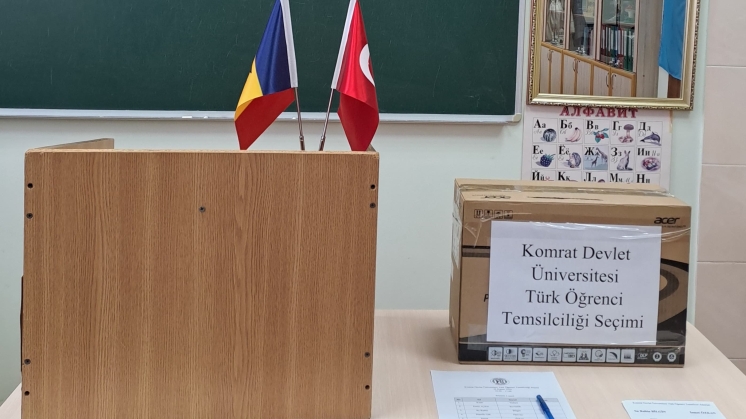 Alegerile reprezentantului studenților turci la Universitatea de Stat din Comrat