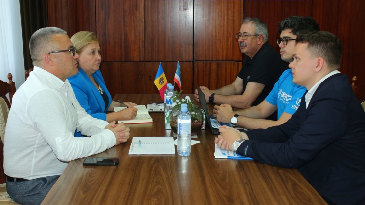 Comrat State University was visited with a partnership mission by representatives of the UN Refugee Agency in the Republic of Moldova