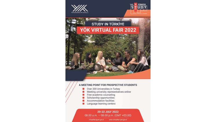 STUDY IN TÜRKİYE: YÖK VIRTUAL FAIR 2022