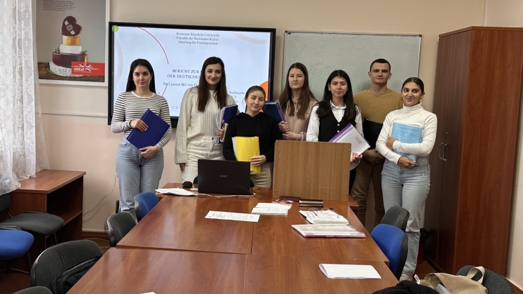 La Universitatea de Stat din Comrat a avut loc o conferință dedicată rezultatelor stagiului pedagogic la limba germană pentru studenții programului 0114.10 &bdquo;Limbi Străine&rdquo;