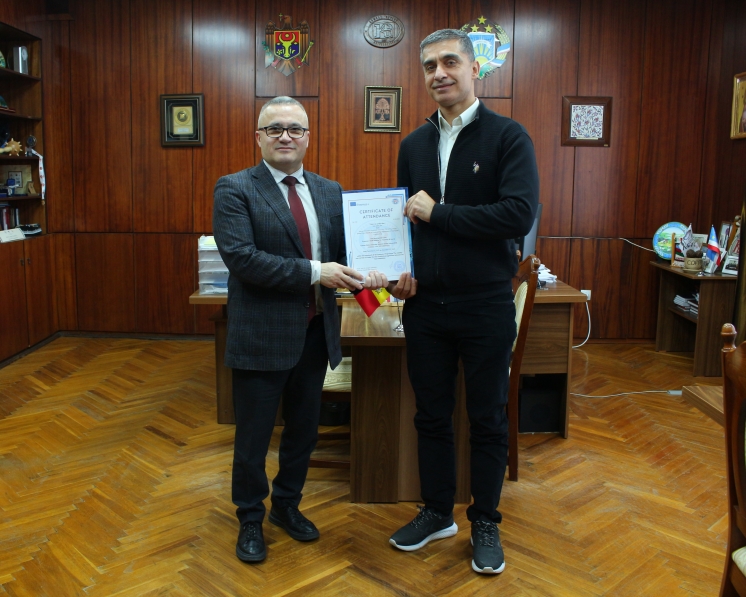 The Academic Mobility of a Lecturer from Alanya Alaaddin Keykubat University Successfully Concluded at Comrat State University