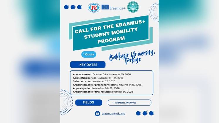 Приём заявок на участие в программе Erasmus+ Student Mobility for Studies в Balıkesir &Uuml;niversitesi, Республика Турция