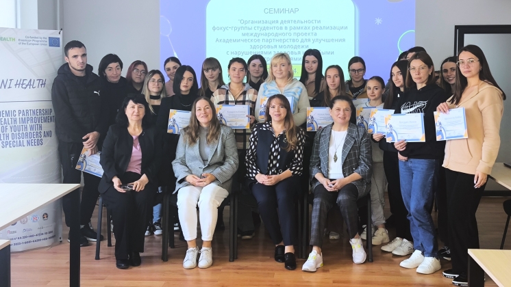 At Comrat State University, a seminar was held within the framework of the international project UNI HEALTH
