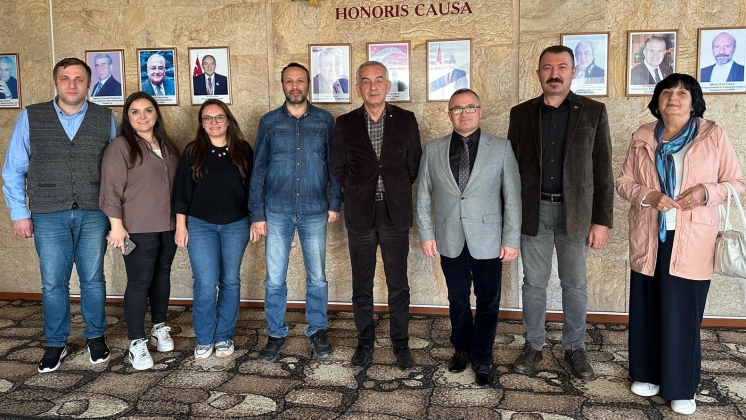 Vizita la universitatea noastră de către municipalitatea din Turcia - Tekirdag Saray