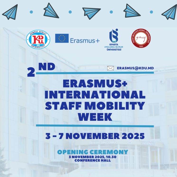 KDU II. Erasmus+ Uluslararası Personel Hareketliliği Haftası&rsquo;na Davet!