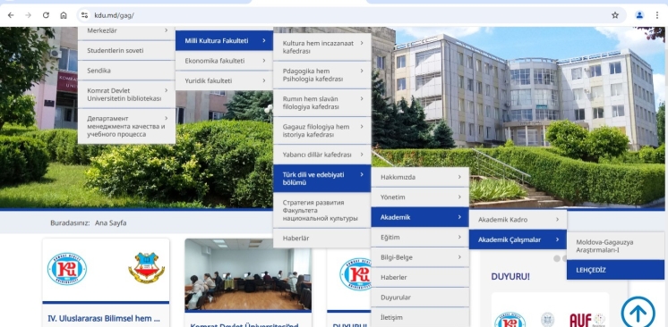 La Universitatea de Stat din Comrat a avut loc un seminar online &bdquo;LEH&Ccedil;EDİZ: Posibilități tehnologice &icirc;n contextul cercetărilor lingvistice și culturale&rdquo;