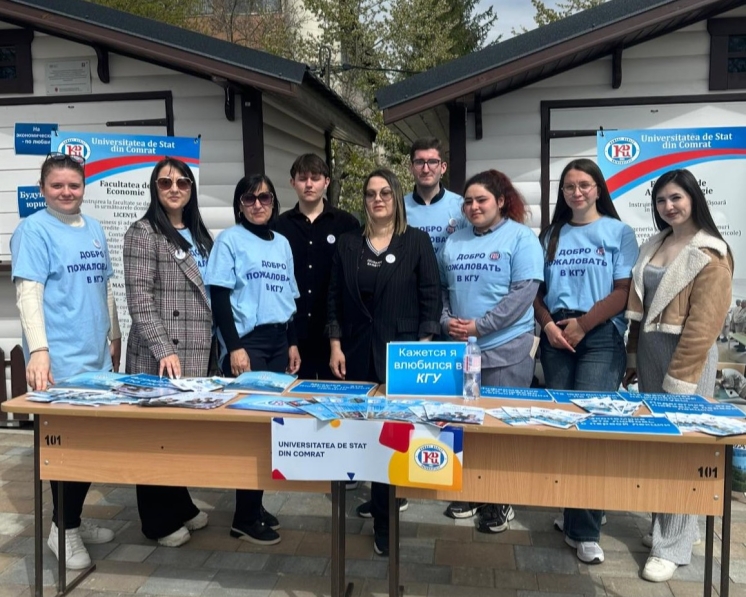 Participation of Comrat State University in the Educational Fair in H&icirc;ncești