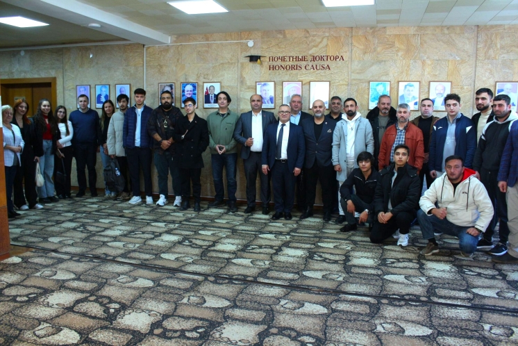 Almanya’daki Türk Diasporası Temsilcilerinin Komrat Devlet Üniversitesi Yönetimi ve Öğrencileriyle Buluşması