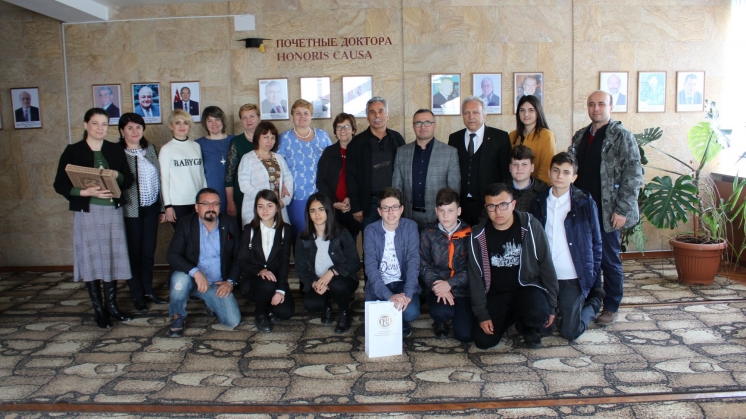 Комратский государственный университет посетили гости – учащиеся и педагоги из Баурчинского теоретического лицея и лицея Анадолу г. Анталия.