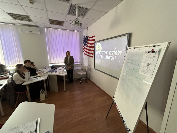 Halloween ca experiență educațională: Prelegere și atelier la Universitatea de Stat Comrat