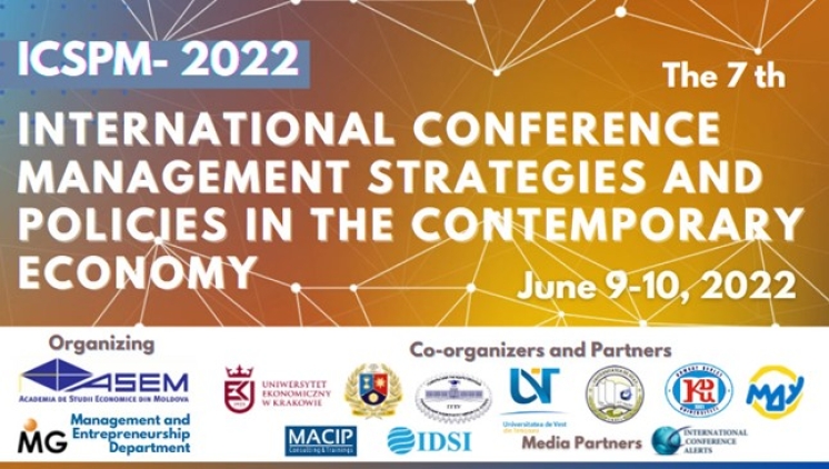 Приглашаем вас принять участие в Международной научной конференции &laquo;СТРАТЕГИИ И ПОЛИТИКИ МЕНЕДЖМЕНТА В СОВРЕМЕННОЙ ЭКОНОМИКЕ&raquo;