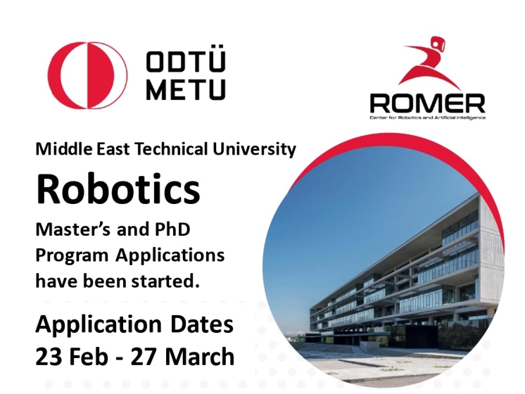 Robotik Alanında &Uuml;&uuml;retim Kolaylıı: Master hem Doktora Programaları